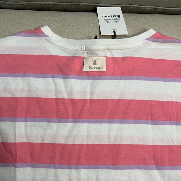 NWT - Barbour Women’s Striped T Shirt - US Size 6 / M - Picture 7 of 9